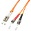 46492 LC-ST OM2 50/125 Fibre Optic Patch Cable Orange 3m 1