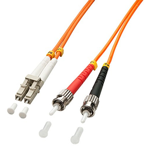 46492 LC-ST OM2 50/125 Fibre Optic Patch Cable Orange 3m