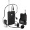 FIFINE Wireless Microphone System,FIFINE Wireless Microphone Set with Headset and Lavalier Lapel Mics, Beltpack Transmitter and Receiver,Ideal for Teaching, 1
