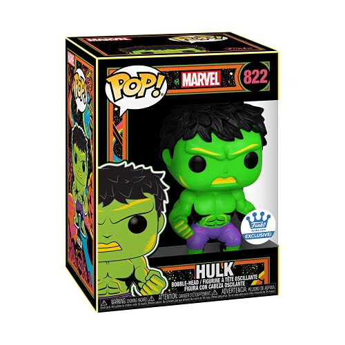 Funko POP! Marvel Avengers: Hulk Black Light Vinyl Figure – Shop Exclusive 1