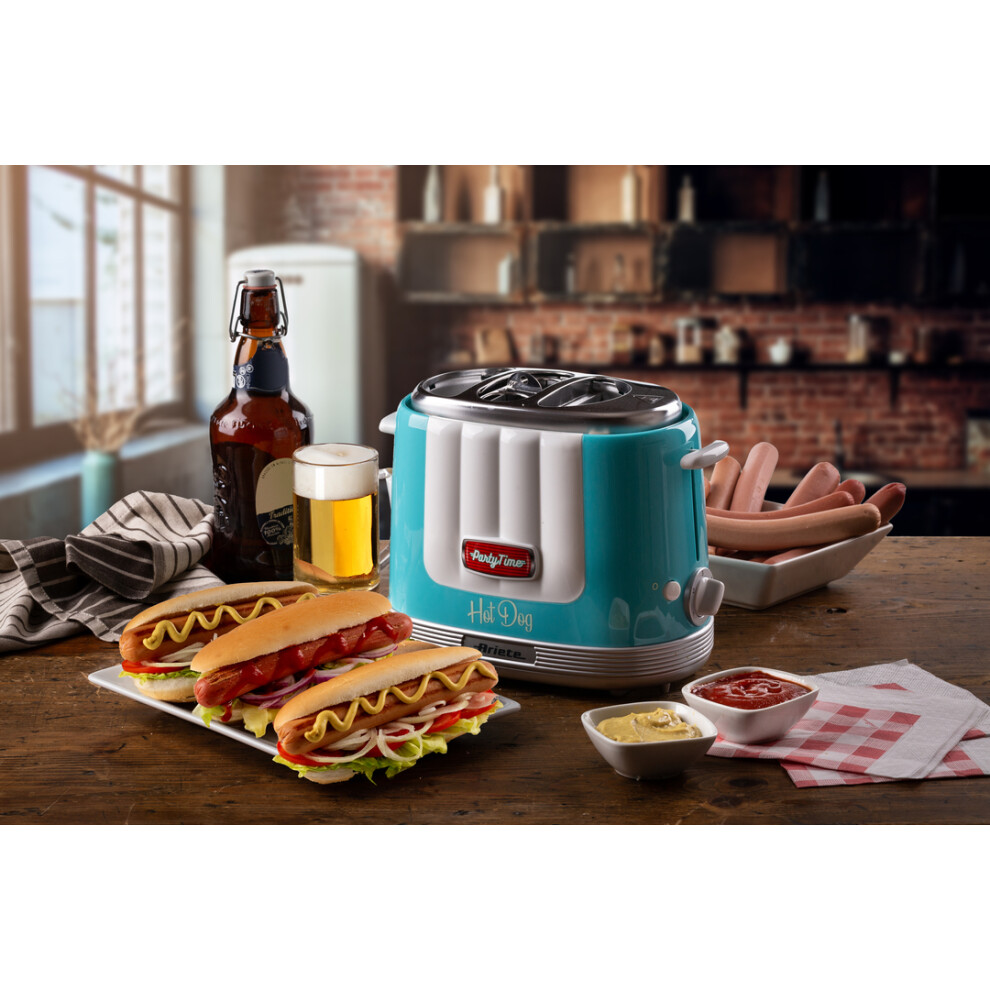 ariete-206-hot-dog-maker-party-time--new-model-650w--light-blue