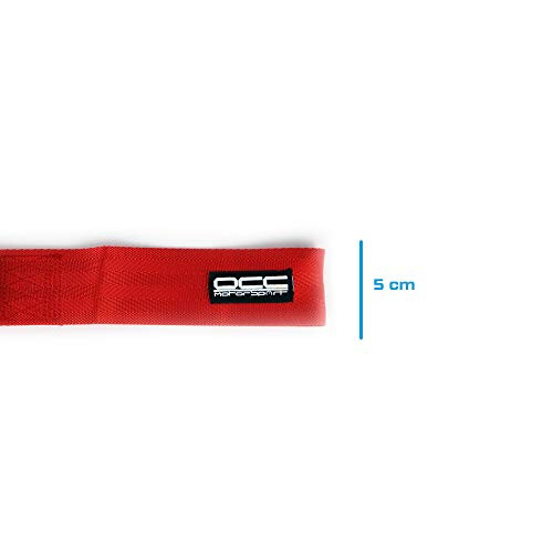 OCC MOTORSPORT RED TOW STRAP WITH SCREW 2