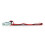 OCC MOTORSPORT RED TOW STRAP WITH SCREW 4