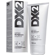 DX2 Shampoo for men against greying of dark hair 150ml, contains photopigments that protect natural hair color cause its gradual dimming
