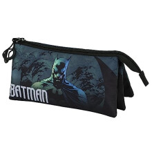 Batman Arkham-FAN Triple Pencil Case 2.0, Green, 23 x 11 cm