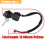 YFZ450 Ignition Key Switch Compatible with Yamaha Grizzly 400 450 YFM400 YFM450 Kodiak 400 450 Wolverine 450 YFZ450LE YFZ450R YFZ450SE YFZ450SP 3