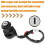 YFZ450 Ignition Key Switch Compatible with Yamaha Grizzly 400 450 YFM400 YFM450 Kodiak 400 450 Wolverine 450 YFZ450LE YFZ450R YFZ450SE YFZ450SP 6