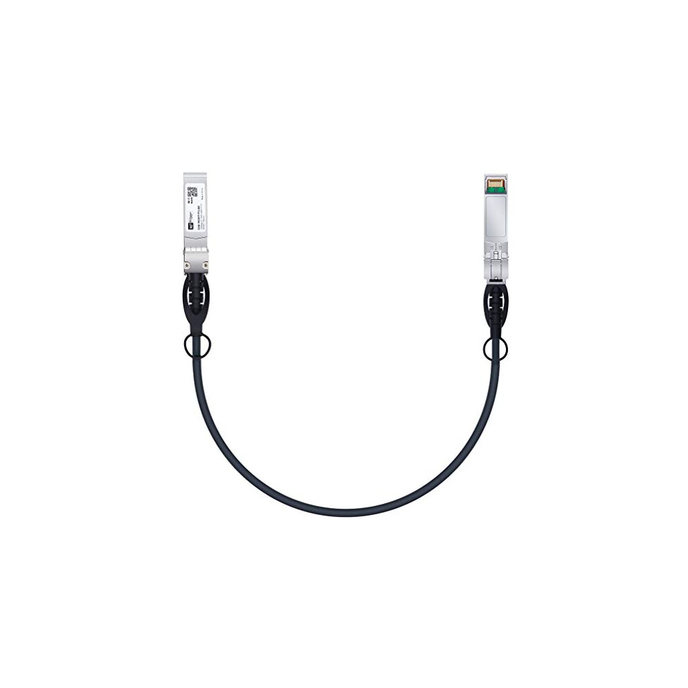 10Gb/S Sfp+ Dac Cable 0.5M - 10Gbase-Cu Passive Direct Attach Copper Twinax Sfp+ Cable For Cisco Sfp-H10gb-Cu0.5m, Ubiquiti, Supermicro, Netgear, 602693072397