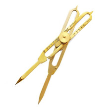 Proportional Divider Drawing Tool Scale Divider, Solid Brass 6"