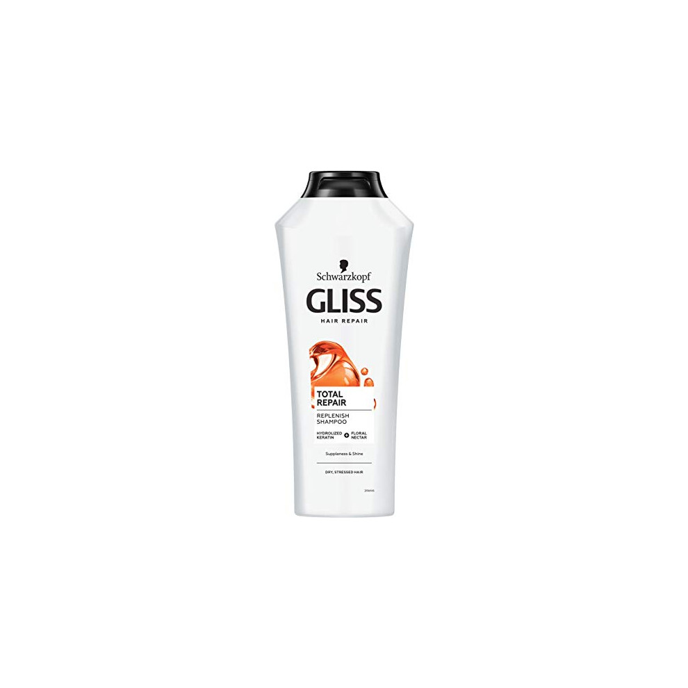 Schwarzkopf Gliss Kur Total Repair Shampoo 400 Ml / 13. 3 Fl Oz