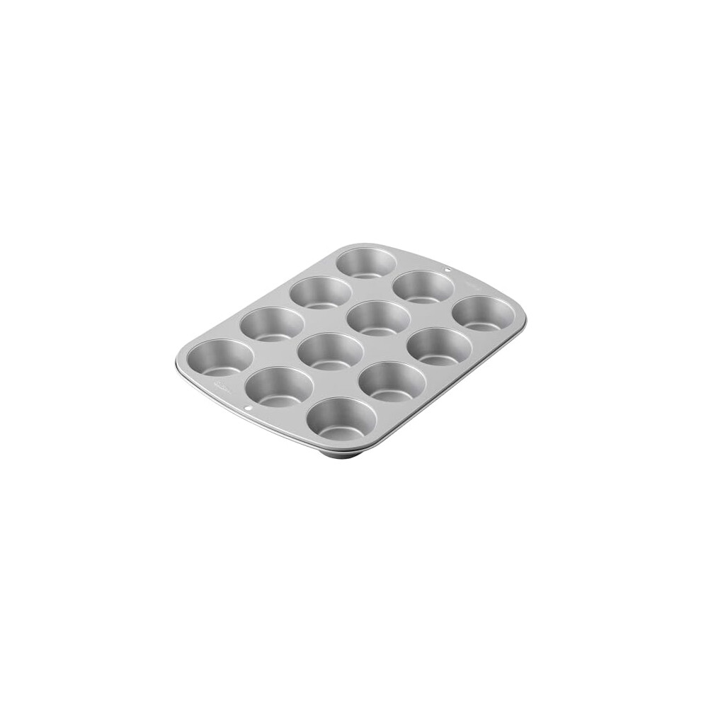 Wilton Cupcake/Muffin Baking Tin, Recipe Right, Non Stick, 12 Holes