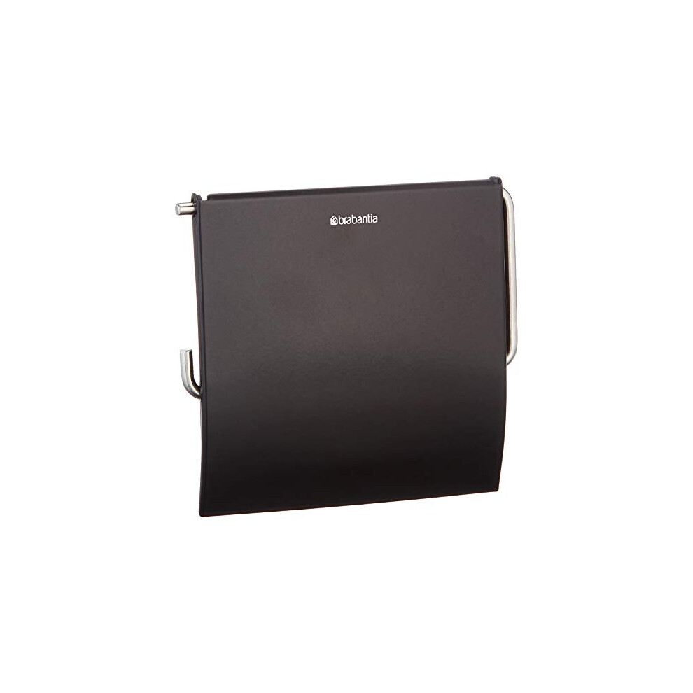 Brabantia Toilet Roll Holder, Black Mat