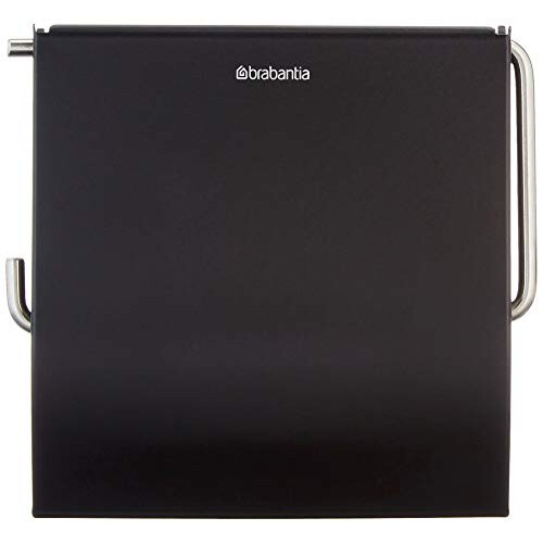 Brabantia Toilet Roll Holder, Black Mat 2