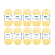 Gründl Cotton Fun Wool Cotton, pastellgelb, 27.00 x 11.00 x 07.00 cm