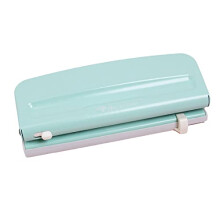 - Turquoise Blue Adjustable 6-Hole Punch Compatible with Different Types of Planners, Diaries or Notebooks for Scrapbooking and Other Crafts