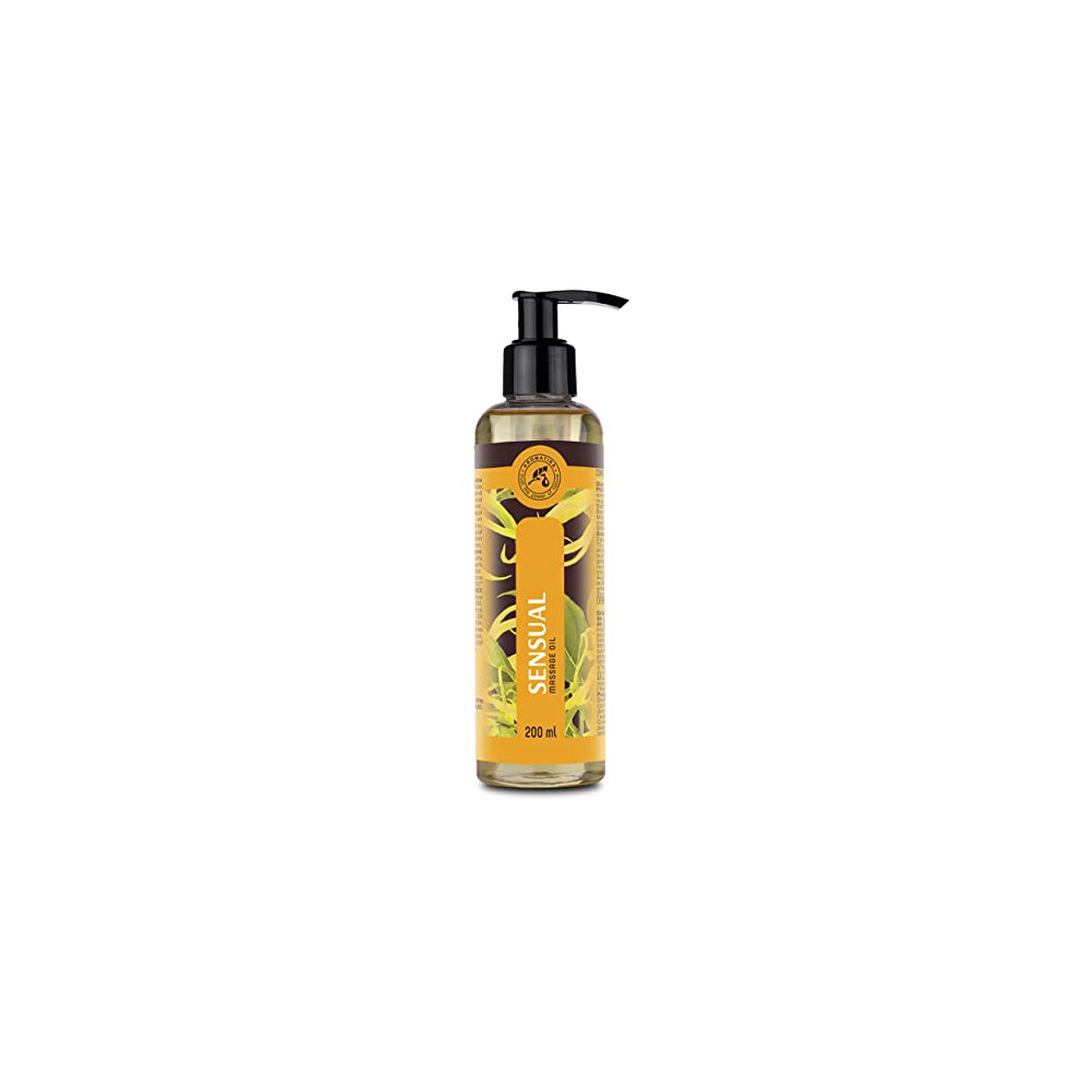 Aromatika Trust The Power Of Nature Sensual Oil Massage 200Ml - 100% Natural Oil With Jojoba - Almond - A Loving Touch Of Ylang-Ylang - Sandalwood - Grapefruit Oil - Relaxing Massage Oil
