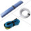 22pcs Assorted Black Fastening Cable Ties, 20cm /40cm /60cm Reusable Cable Strap, Adjustable Wire Management Ties, Hook and Loop Wrap Strap for PC 6
