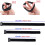 22pcs Assorted Black Fastening Cable Ties, 20cm /40cm /60cm Reusable Cable Strap, Adjustable Wire Management Ties, Hook and Loop Wrap Strap for PC 5
