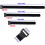 22pcs Assorted Black Fastening Cable Ties, 20cm /40cm /60cm Reusable Cable Strap, Adjustable Wire Management Ties, Hook and Loop Wrap Strap for PC 4