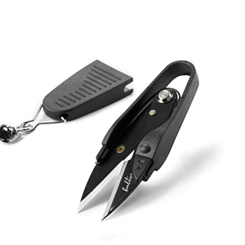 Premium Thread Snips - Thread, Yarn, Embroidery Snipper for Sewing, Quilting, Knitting, Jewelry Making - High-Carbon Steel Blades With Protective Cap