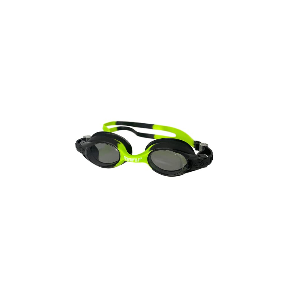 Sprite Kids Swimming Goggles, UV Protection Swim Goggles, Quick Adjust Comfort Strap, Anti-Fog Dark-Tinted Clear Vision Swim Goggle Lenses, 3-14 years