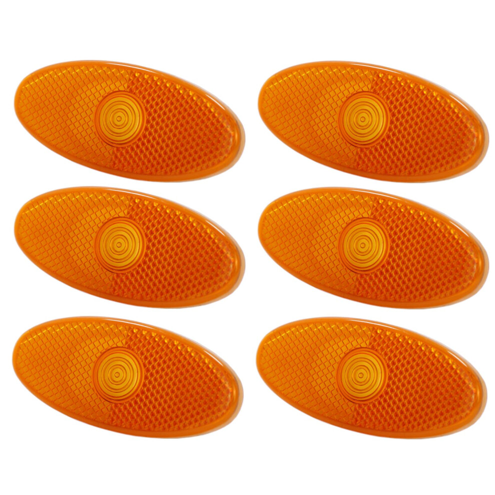 6X Side Marker Indicator Lamp Lens For Renault Master Mk3 Vauxhall Movano B Mk2 Nissan Nv400 261B00001r 4419475 2618000Q0a Light/Amber 730734586166