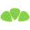 Fender Glow In The Dark 351 Picks, 12-Pack 1