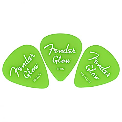 Fender Glow In The Dark 351 Picks, 12-Pack