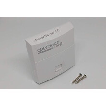 NTE5C OpenReach Telephone Master Socket + M3.5 Machine screws included.