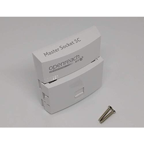 NTE5C OpenReach Telephone Master Socket + M3.5 Machine screws included. 1