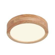 Moderne Led Deckenleuchten 20CM Rund Innenbereich Deckenleuchten Holz Deckenleuchte Für Flur Schlafzimmer Küche Wohnzimmer Warmweiß
