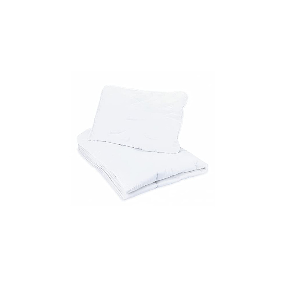 Totsy Baby Children's Blanket Baby Duvet Cot 90X120 Cm - Baby Blanket And Pillow 40X60 Cm Children's Duvet Set Quilt Bedding Microfiber White