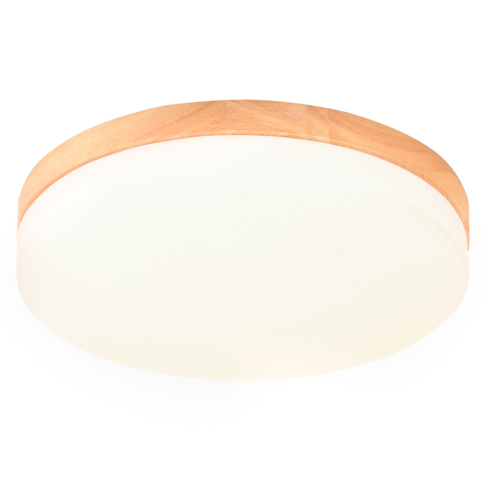 26CM Plafond Moderne À Led Plafonnier en Bois Pour Lafonniers Intérieurs Couloir Chambre Cuisine Salon 4500K
