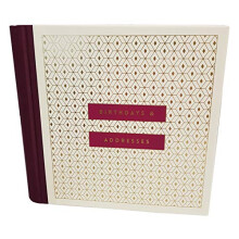 Classic Chic Jewel Hardback Address & Birthday Book