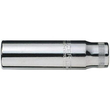 A6800DM-10 1/4-Inch Bi-Hex Deep Length Socket, Silver, 10 mm