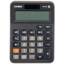 mx-12b-bk – Desktop Calculator – 12 Digit Solar and Battery Powered (14.7 x 10.7 x 2.9 cm)