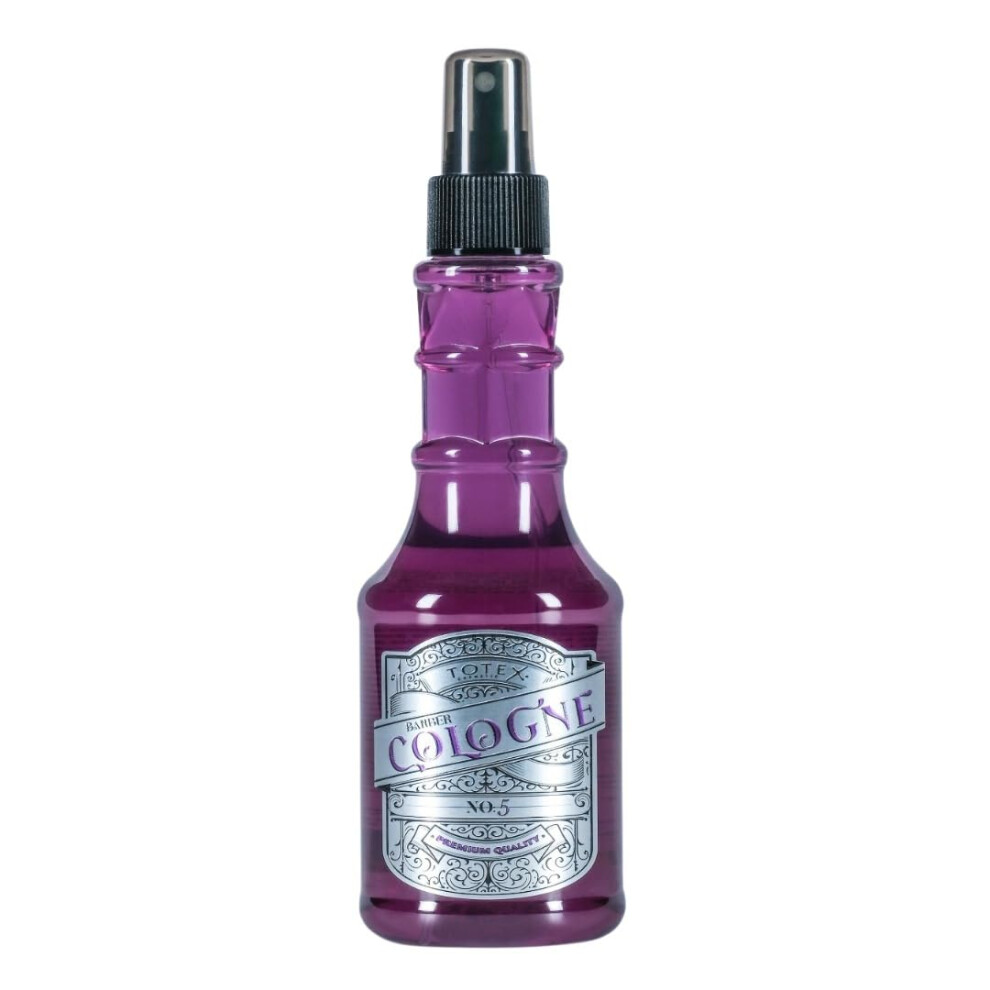 Totex Black Barber Aftershave Cologne No5 | Tf Orchid Eau Cologne For Men | Long Last 250 Ml