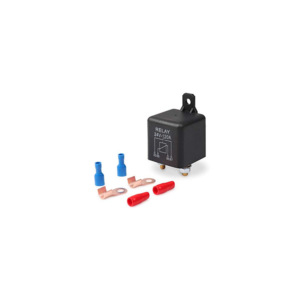 Ehdis Split Charge Relay 24V 120A 4 Pin, Relays For Car, Truck, Motor, Boat, Car Starter Heavy Duty Split Charge Zl180 With 2 Pin Footprint And 4 Terminal
