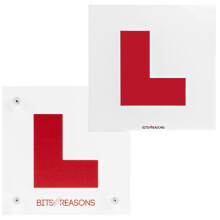 PROFESSIONAL GRADE L PLATES KIT MAGNETIC & GLASS WINDOW APPLICATION NO ADHESIVE HEAVY DUTY REUSABLE USED ON OUR OWN DRIVING SCHOOL CARS…