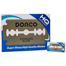 100 DORCO Super Sharp Double Edge Razor Blades & Free 20 The Shave Factory Styptic Matches Gift - Precision Grooming Essentials for a Flawless Shave