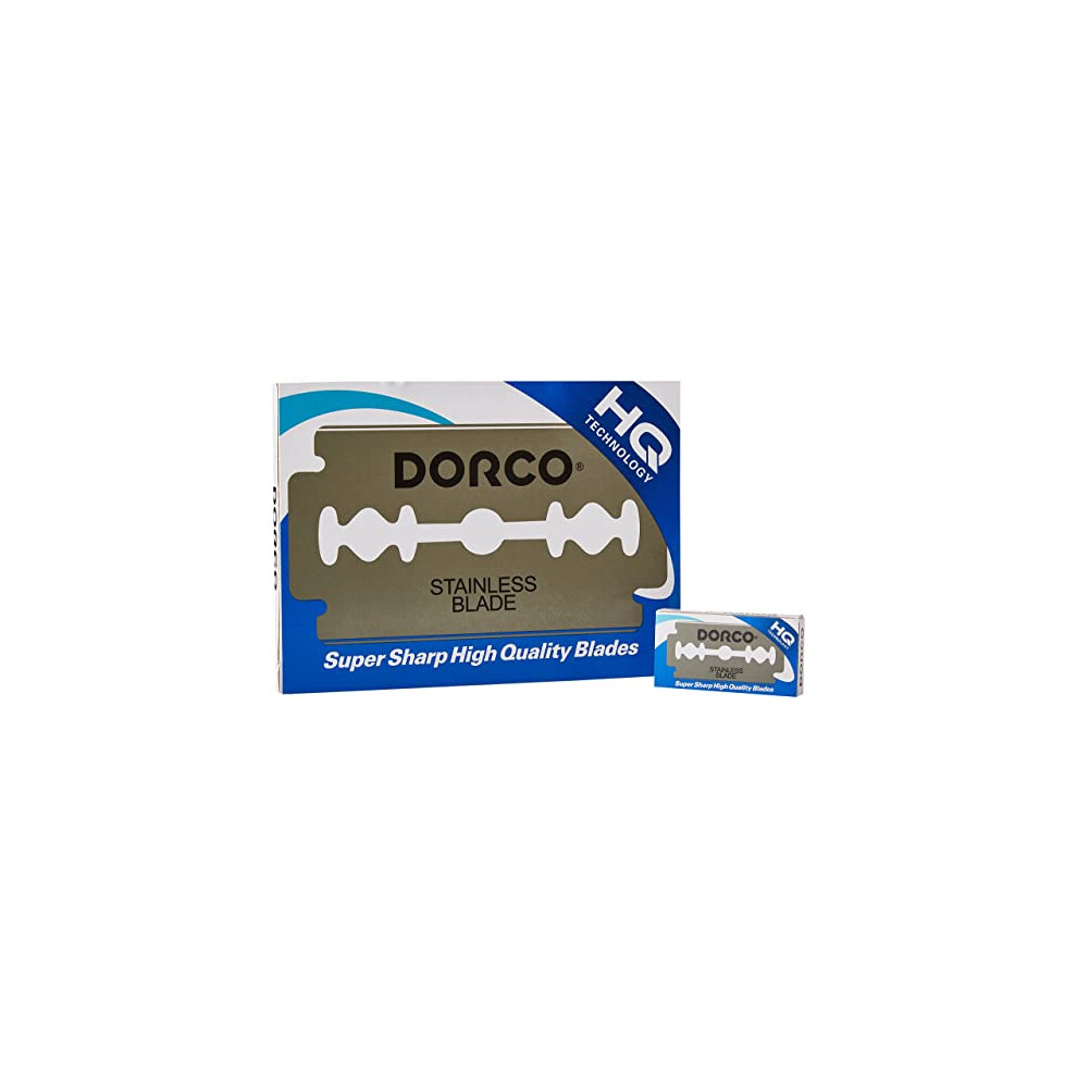 100 DORCO Super Sharp Double Edge Razor Blades & Free 20 The Shave Factory Styptic Matches Gift - Precision Grooming Essentials for a Flawless Shave