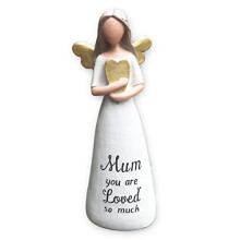 Mum Angel Figurine Ornament Collectible Figure Gift for Mum Birthday Christmas or Mothers Day a thoughtful, meaningful, sentimental or present