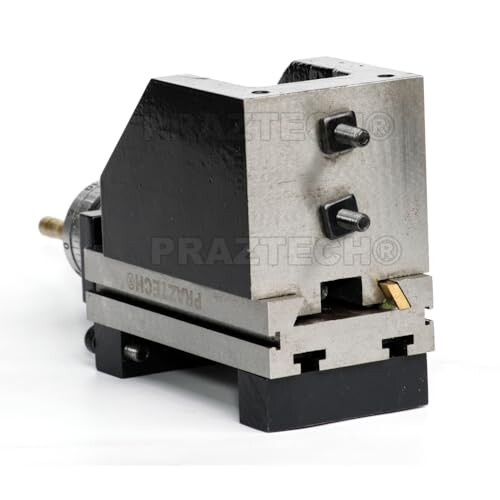 PRAZTECH Mini Vertical Slide 90mm x 50mm Instant Milling Operation on Lathe Machine | Milling Attachment for Lathe Machine | DIY Workshop Tools 2