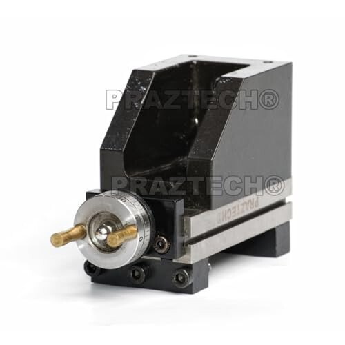 PRAZTECH Mini Vertical Slide 90mm x 50mm Instant Milling Operation on Lathe Machine | Milling Attachment for Lathe Machine | DIY Workshop Tools 1