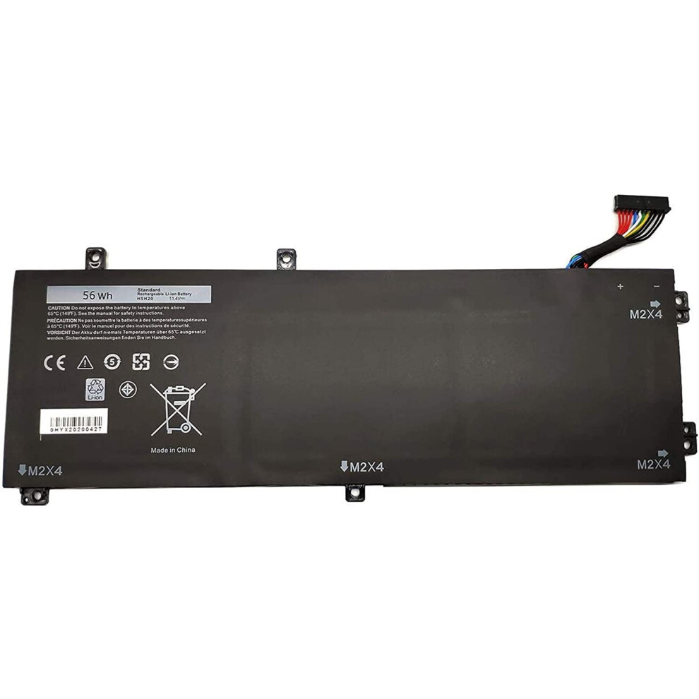 H5h20 Laptop Battery For Dell Xps 15 9560 9550 9570 7590 7591 15-9560-D1845 Precision 5540 5530 5520 5510 62Mjv 6Gpty M7r96 05041C 5D91c 11.4V 56Wh 774388858187