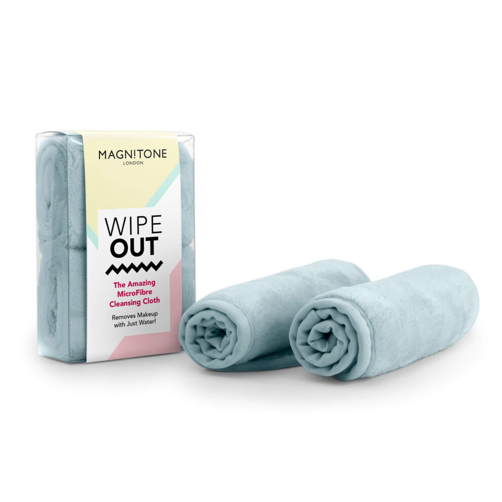 Magnitone Grey Wipe Out Micro Fibre Cleansing Cloth, Pack Of 2