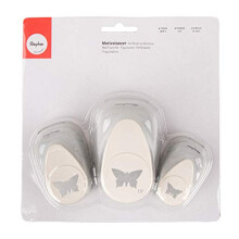 Butterfly Paper Punch set for crafts, Set of Craft Punches for card making in three different sizes