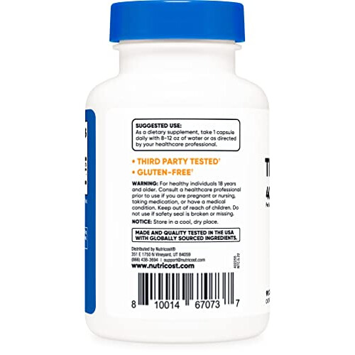 Nutricost, Theobromin, 400 mg, 90 Kapseln 2