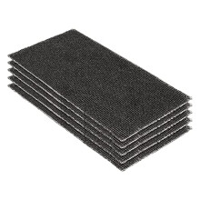 Mesh 1/3 Sheet 93 x 190mm 80 Grit Sanding Sheets, AB/THD/80M, Pack of 5