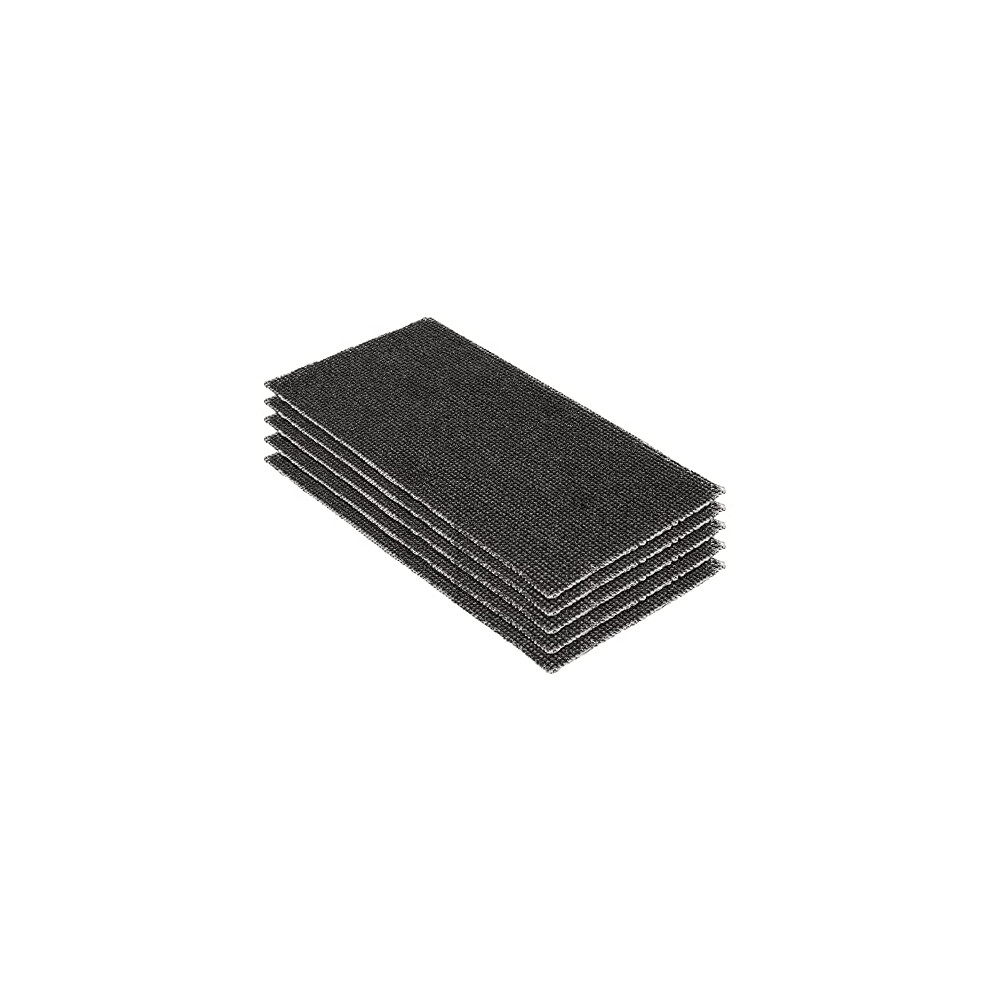 Mesh 1/3 Sheet 93 x 190mm 80 Grit Sanding Sheets, AB/THD/80M, Pack of 5